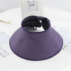 New 14 Colors Summer Folding Empty Top Hat Straw Hat Sun Hat Beach Hat Sunshade Sun Hat Panama Women's Men's Straw Hat Women Hats