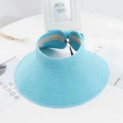 New 14 Colors Summer Folding Empty Top Hat Straw Hat Sun Hat Beach Hat Sunshade Sun Hat Panama Women's Men's Straw Hat Women Hats