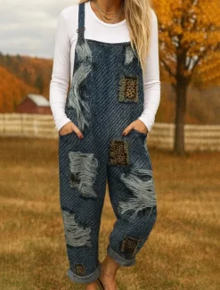 Online 100% Cotton Women's Overall Lightweight Graphic Sleeveless Sleeveless Straight Square Neck with Pocket Vacation Daily Loose Fit Black Navy Blue Blue Summer Women Graphic Jumpsuit
