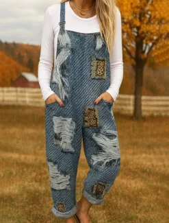 Online 100% Cotton Women's Overall Lightweight Graphic Sleeveless Sleeveless Straight Square Neck with Pocket Vacation Daily Loose Fit Black Navy Blue Blue Summer Women Graphic Jumpsuit