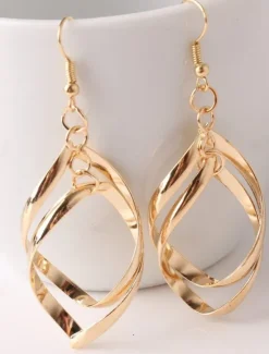 Best 1 Pair Drop Earrings For Women's Party Evening Gift Date Alloy Fancy Fashion Women Trendy Jewelry