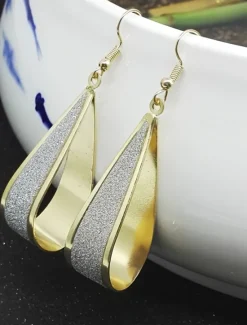 1 Pair Drop Earrings For Women's Party Evening Date Birthday Alloy Fancy Fashion Women Trendy Jewelry