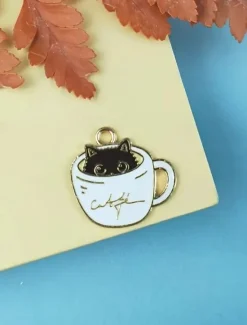 Sale 1 Pair Drop Earrings For Women's Birthday Gift Date Alloy Classic Cat Cup Women Trendy Jewelry
