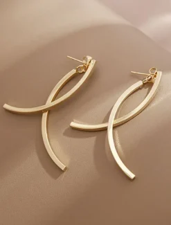 1 Pair Stud Earrings Drop Earrings For Women's Birthday Party Evening Gift Alloy Drop Fashion Women Spring Accessories|Trendy Jewelry