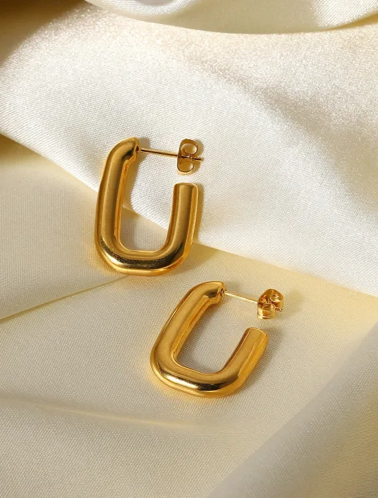 1 Pair Stud Earrings For Women's Party Evening Gift Date Alloy Fashion Women Trendy Jewelry