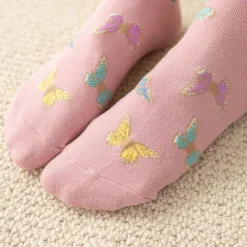 Outlet 4 Pairs Women's Crew Socks Daily Animal Patterned Cotton Simple Lolita Cute Sports Socks Women Socks
