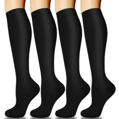 Online 4 Pairs Copper Compression Socks for Women & Men Circulation 15-20 mmHg - Best Support for Nurses, Running Women Socks