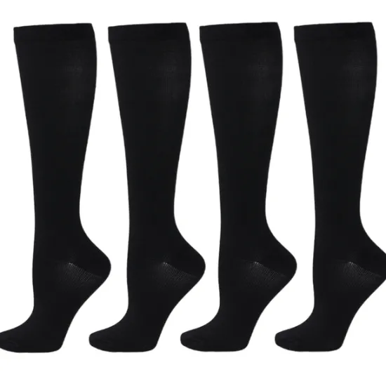 Online 4 Pairs Copper Compression Socks for Women & Men Circulation 15-20 mmHg - Best Support for Nurses, Running Women Socks