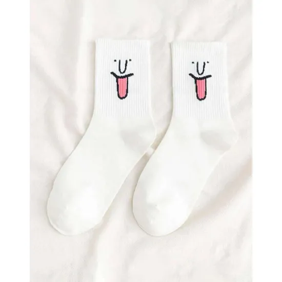 Clearance 10 Pairs Women's Crew Socks Work Daily Holiday Multi Color Cotton Sporty Simple Casual Casual Cute Sports Socks Women Socks