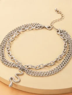 New Ankle Bracelet Boho Women's Body Jewelry For Gift Daily Geometrical Alloy Silver Gold 1 PC Women Trendy Jewelry