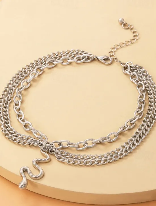 New Ankle Bracelet Boho Women's Body Jewelry For Gift Daily Geometrical Alloy Silver Gold 1 PC Women Trendy Jewelry