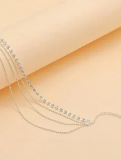Ankle Bracelet Women's Body Jewelry For Holiday Beach Rhinestone Alloy 1 PC Women Trendy Jewelry