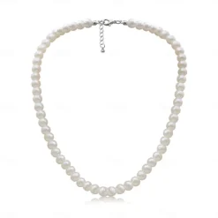 Clearance Beaded Necklace Pearl Necklace For Women's Pearl Party Wedding Casual Pearl Imitation Pearl Women Trendy Jewelry