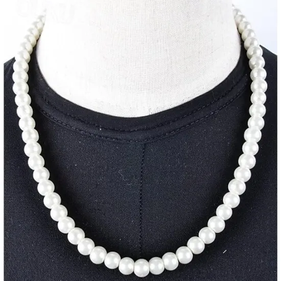 Clearance Beaded Necklace Pearl Necklace For Women's Pearl Party Wedding Casual Pearl Imitation Pearl Women Trendy Jewelry