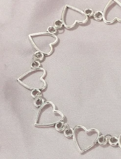 Outlet Chain Necklace Charm Necklace For Women's Wedding Party Evening Birthday Party Alloy Fancy Heart Star Women Trendy Jewelry