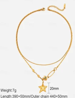 Outlet Choker Necklace Chrome Women's Elegant Fashion Geometrical Necklace For Wedding Party Valentine's Day Women Spring Accessories|Trendy Jewelry