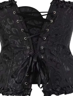 Online Corset Women's Plus Size Corsets Corsets Country Sexy Lady Sweetheart Tummy Control Push Up Jacquard Jacquard Abstract Flower Hook & Eye Lace Up Nylon / Cotton Wedding Special Women Shapewear