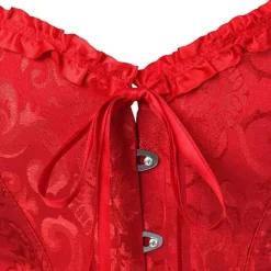 Clearance Corset Women's Plus Size Corsets Corsets Country Sexy Lady Sweetheart Tummy Control Push Up Jacquard Abstract Flower Hook & Eye Lace Up Nylon / Cotton Wedding Special Home Outfits Women Shapewear
