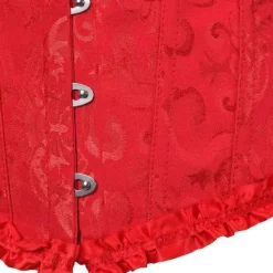 Clearance Corset Women's Plus Size Corsets Corsets Country Sexy Lady Sweetheart Tummy Control Push Up Jacquard Abstract Flower Hook & Eye Lace Up Nylon / Cotton Wedding Special Home Outfits Women Shapewear