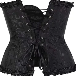 Clearance Corset Women's Plus Size Corsets Corsets Country Sexy Lady Sweetheart Tummy Control Push Up Jacquard Abstract Flower Hook & Eye Lace Up Nylon / Cotton Wedding Special Home Outfits Women Shapewear