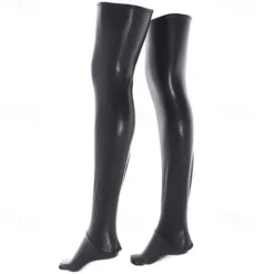 Outlet Cosplay leather pants high socks stockings performance clothes stage clothes sexy leather socks sexy babydoll Women Socks