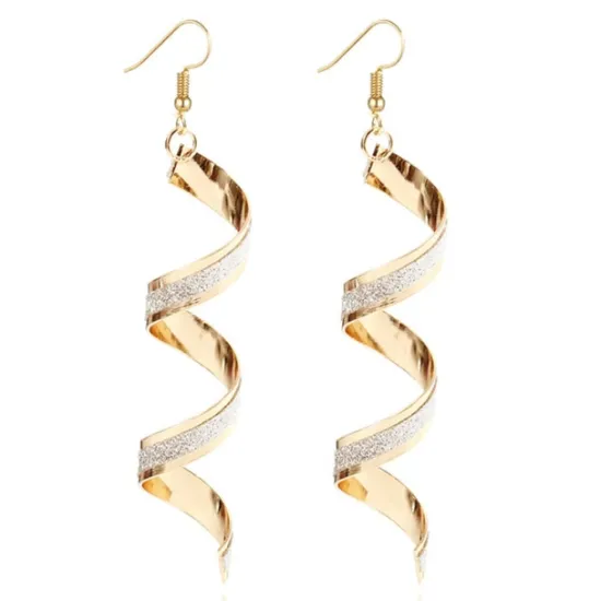 Discount Drop Earrings Dangle Earrings For Women's Party Wedding Casual Alloy Wave Gold Silver Women Trendy Jewelry