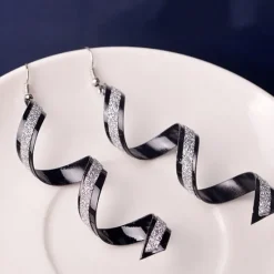 Discount Drop Earrings Dangle Earrings For Women's Party Wedding Casual Alloy Wave Gold Silver Women Trendy Jewelry
