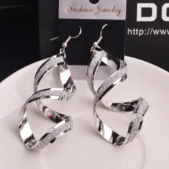 Discount Drop Earrings Dangle Earrings For Women's Party Wedding Casual Alloy Wave Gold Silver Women Trendy Jewelry