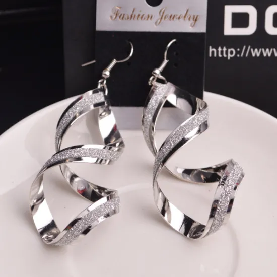 Discount Drop Earrings Dangle Earrings For Women's Party Wedding Casual Alloy Wave Gold Silver Women Trendy Jewelry