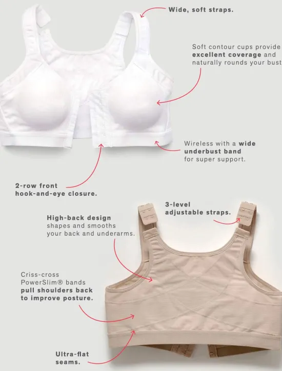 Clearance Front Closure Full Coverage Back Support Posture Corrector Bras for Women Home Outfits Women Lingerie