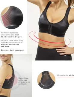 Clearance Front Closure Full Coverage Back Support Posture Corrector Bras for Women Home Outfits Women Lingerie