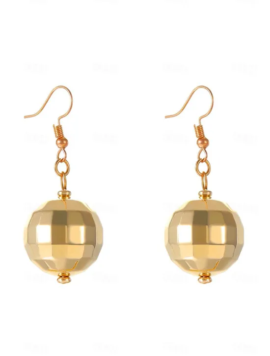 Hoop Earrings Geometrical Totem Series Earrings Jewelry Silver / Style 2 gold / Style 2 silver For Party Work Women Trendy Jewelry