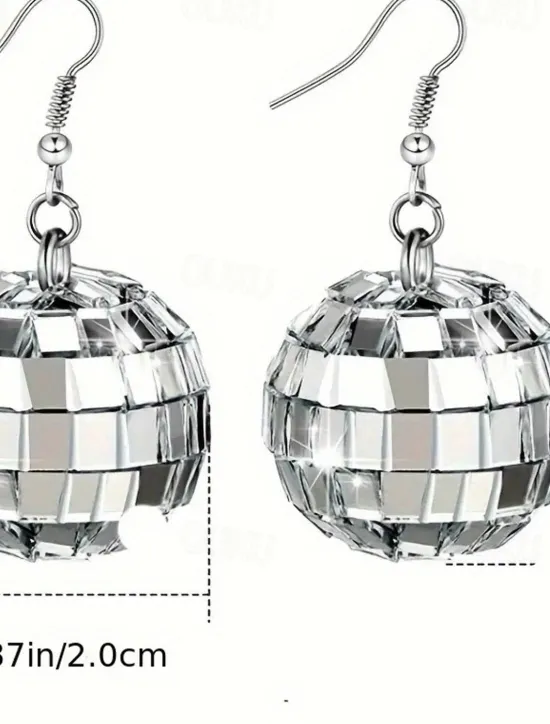 Hoop Earrings Geometrical Totem Series Earrings Jewelry Silver / Style 2 gold / Style 2 silver For Party Work Women Trendy Jewelry