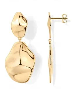 Best Hoop Earrings Vintage Style Drop Earrings Jewelry Silver / Gold For Wedding Party Daily Women Trendy Jewelry