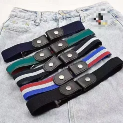 Best lazy belt unisex all-match elastic jeans seamless invisible belt Women Belt