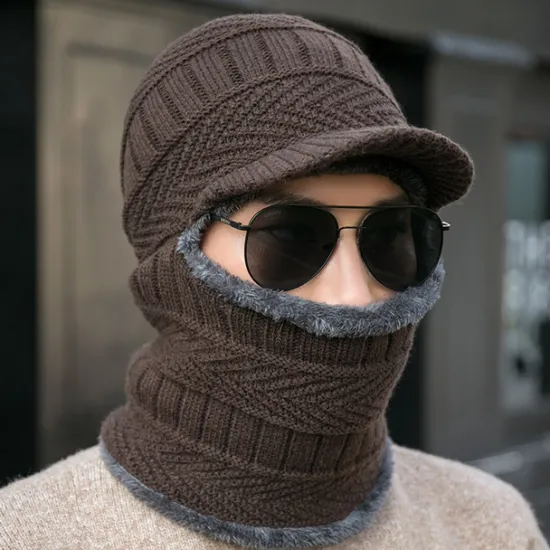 Men's Balaclava Beanie Hat Thermal Warm Windproof Breathable Fleece Hat Winter Snowboard for Skiing Snowboarding Winter Sports Women Hats