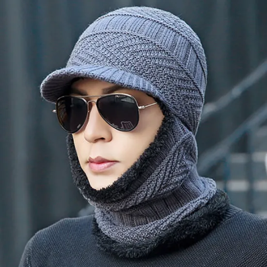 Men's Balaclava Beanie Hat Thermal Warm Windproof Breathable Fleece Hat Winter Snowboard for Skiing Snowboarding Winter Sports Women Hats