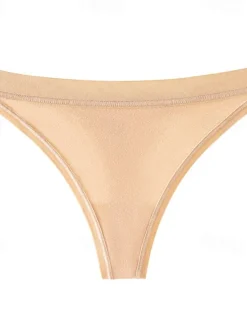 Clearance Men's Basic Panties Boyshorts G-strings & Thongs Panties 1 PC Underwear Simple Romantic Sexy Pure Color Cotton Low Waist Petite Sexy Black Pink Wine XS S M Home Outfits Women Lingerie