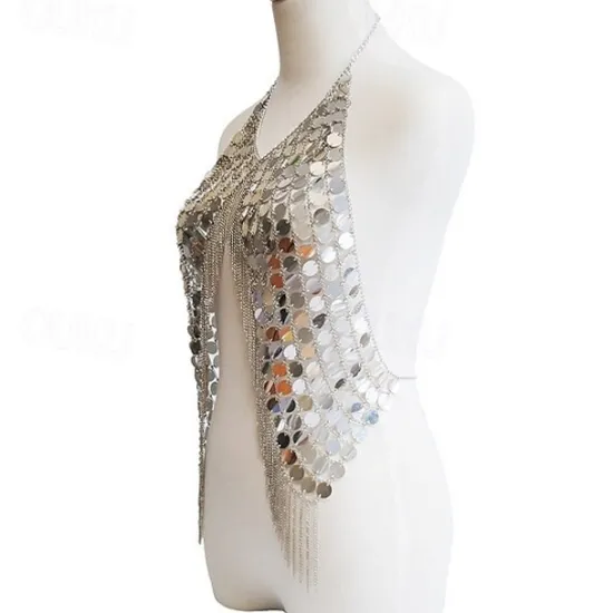 Outlet Metallic Fashion Women's Body Jewelry For Bikini Alloy Silver Gold Women Trendy Jewelry