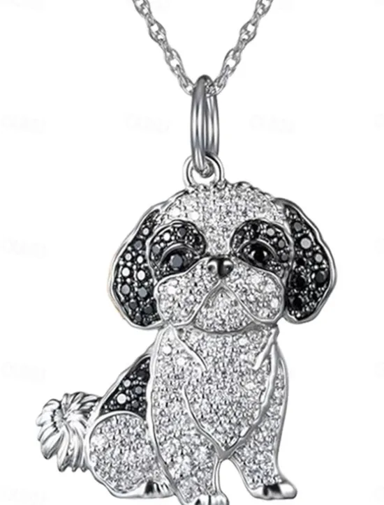 Outlet Necklace Chrome Women's Fashion Cute Classic Animal Lovely Geometric Necklace For Daily Women Trendy Jewelry