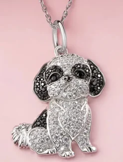 Outlet Necklace Chrome Women's Fashion Cute Classic Animal Lovely Geometric Necklace For Daily Women Trendy Jewelry