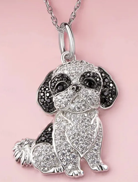 Outlet Necklace Chrome Women's Fashion Cute Classic Animal Lovely Geometric Necklace For Daily Women Trendy Jewelry