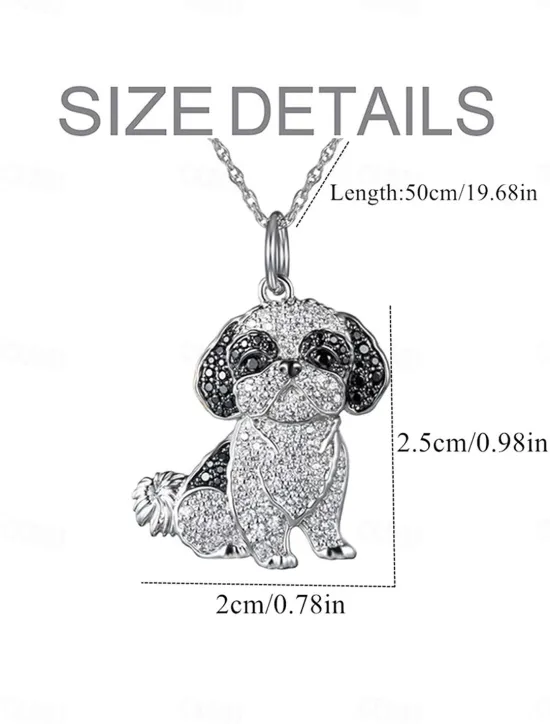 Outlet Necklace Chrome Women's Fashion Cute Classic Animal Lovely Geometric Necklace For Daily Women Trendy Jewelry