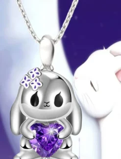 Sale Necklace Chrome Women's Fashion Cute Classic Animal Lovely Geometric Necklace For Daily Valentine's Day Women Spring Accessories