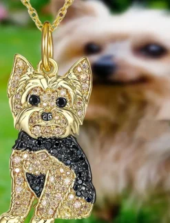 Discount Necklace Chrome Women's Fashion Cute Classic Animal Lovely Geometric Necklace For Daily Women Trendy Jewelry|Spring Accessories