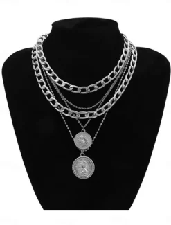 Online Necklace Chrome Women's Fashion Cute Classic Animal Lovely Heart Shape Necklace For Daily Women Accessories