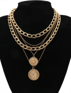Online Necklace Chrome Women's Fashion Cute Classic Animal Lovely Heart Shape Necklace For Daily Women Accessories