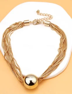 Necklace Chrome Women's Fashion Cute Classic Cool Heart Shape Necklace For Daily Women Accessories