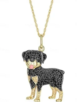 Sale Necklace Chrome Women's Fashion Cute Classic Animal Lovely Geometric Necklace For Daily Women Trendy Jewelry