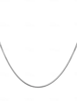 Necklace Chrome Women's Fashion Cute Classic Wedding Geometric Necklace For Daily Women Accessories